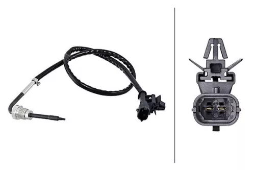 Sensor, exhaust gas temperature