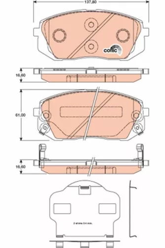 Brake Pad Set, disc brake
