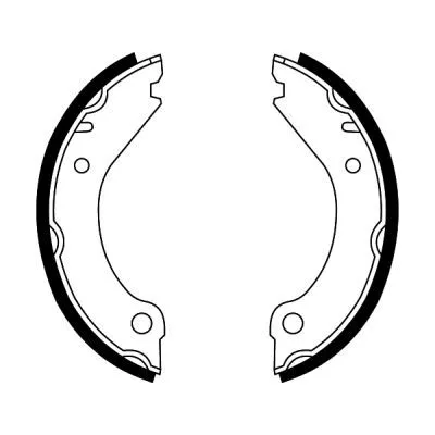 Brake Shoe Set, parking brake