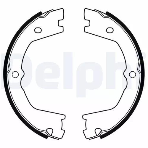 Brake Shoe Set, parking brake