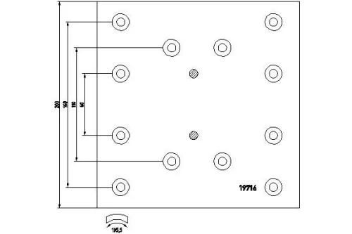 Brake Lining Kit, drum brake