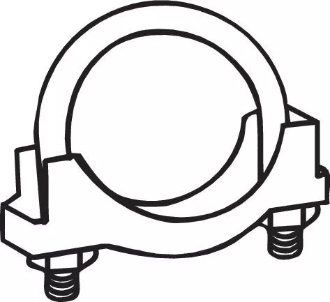 Clamping Piece, exhaust system